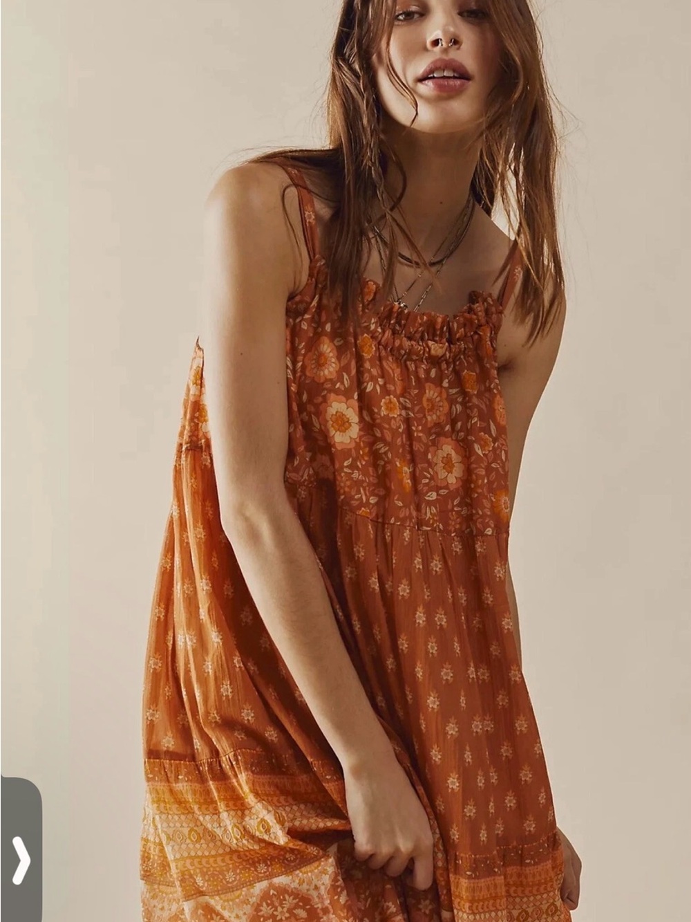 Spell & the Gypsy Utopia Strappy Sundress x Free People Size XS